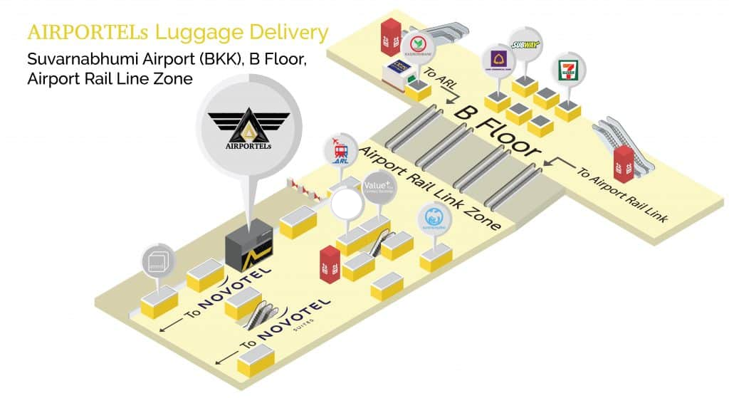 AAIRPORTELs Booth on B Flr. (Airport Link), near Super Rich (orange store).